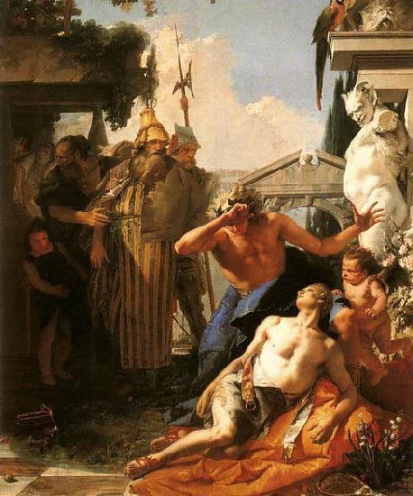 Giovanni Battista Tiepolo The Death of Hyacinth Norge oil painting art